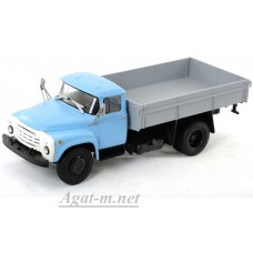 ЗИЛ-130-76 грузовик бортовой поздний, серый/голубой 
